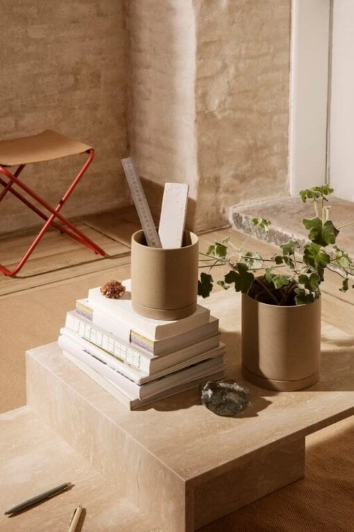 Ferm LIVING Sekki Topf, L, Sandbeige -Kissen Verkaufsv Shop 09 1747