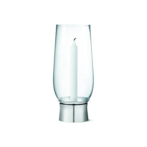 Georg Jensen Lumis Teelichthalter -Kissen Verkaufsv Shop 10016974 LUMIS HURRICANE SS GLASS MEDIUM 28129