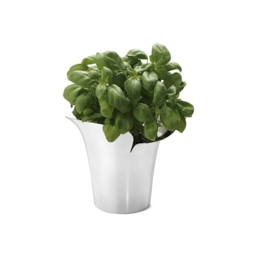 Georg Jensen Bloom Botanica Blumentopf, S, Edelstahl -Kissen Verkaufsv Shop 10019580 BLOOM BOTANICA FLOWER POT SMALL 140MM SS MIRROR 02