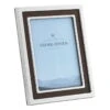 Georg Jensen Manhattan Bilderrahmen, Mittelgroß, Edelstahl - Leder -Kissen Verkaufsv Shop 10019596 MANHATTAN FRAME MEDIUM 5X7 STAINLESS STEEL MIRROR AND LEATHER