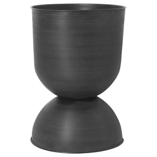 Ferm LIVING Hourglass Pflanztopf, L, Schwarz -Kissen Verkaufsv Shop 127FermLiving 19 AK