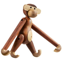 Kay Bojesen Wooden Monkey, Mittelgroß, Teakholz -Kissen Verkaufsv Shop 127 KayBojesen iso