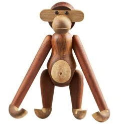 Kay Bojesen Wooden Monkey, Mittelgroß, Teakholz -Kissen Verkaufsv Shop 128 KayBojesen iso