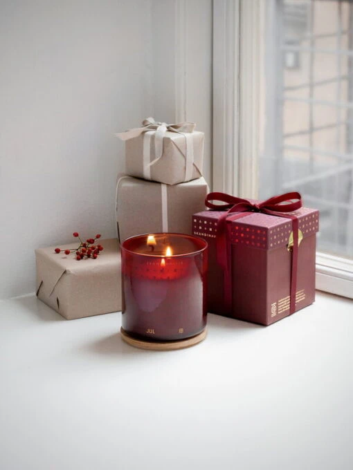 Skandinavisk Duftkerze Mit Deckel, JUL, 400 G -Kissen Verkaufsv Shop 20113 110 STYLING JUL SCENTED CANDLE 400G