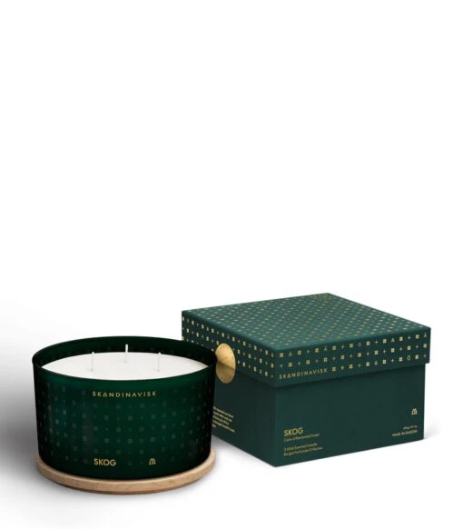 Skandinavisk Duftkerze Mit Deckel, SKOG, 475 G -Kissen Verkaufsv Shop 20116 1 SKOG CANDLE 475G