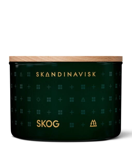 Skandinavisk Duftkerzen-Set 3 Stück, WINTER SPIRIT -Kissen Verkaufsv Shop 20215 5 SKOG CANDLE 90G V