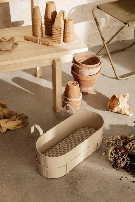 Ferm LIVING Bau Balkonkasten, Kaschmirfarben -Kissen Verkaufsv Shop 21 1950