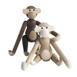 Kay Bojesen Wooden Monkey, Klein, Eiche – Ahorn -Kissen Verkaufsv Shop 2monkey HV