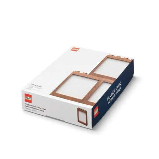 Room Copenhagen LEGO Bilderrahmen Aus Holz, Eiche Dunkel Gebeizt -Kissen Verkaufsv Shop 41130900 LEGO 1x4 Wooden Picture Frame Dark Stained Packaging