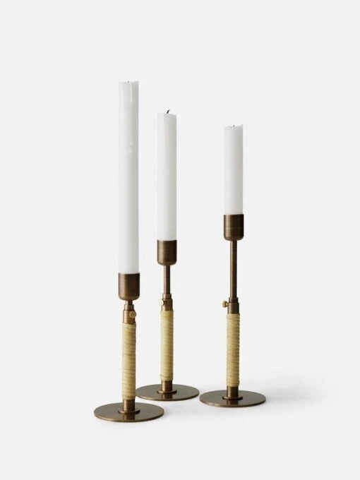 Menu Duca Kerzenhalter, Bronziertes Messing -Kissen Verkaufsv Shop 4708859 Duca Bronzed Brass collection candles28229