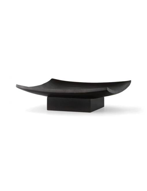 Menu Relevé Servierplatte, Dunkelbraun -Kissen Verkaufsv Shop 4787539 Relev Platter Wood Black angle