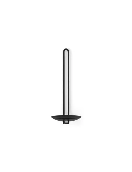 Menu Clip Wandkerzenhalter, 20 cm, Schwarz -Kissen Verkaufsv Shop 4808539 Clip Candle Holder H20 Wall Black front