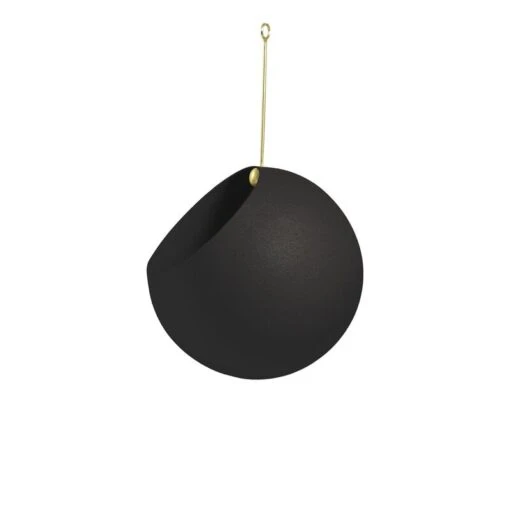 AYTM Globe Blumentopf Zum Aufhängen, Klein, Schwarz - Gold -Kissen Verkaufsv Shop