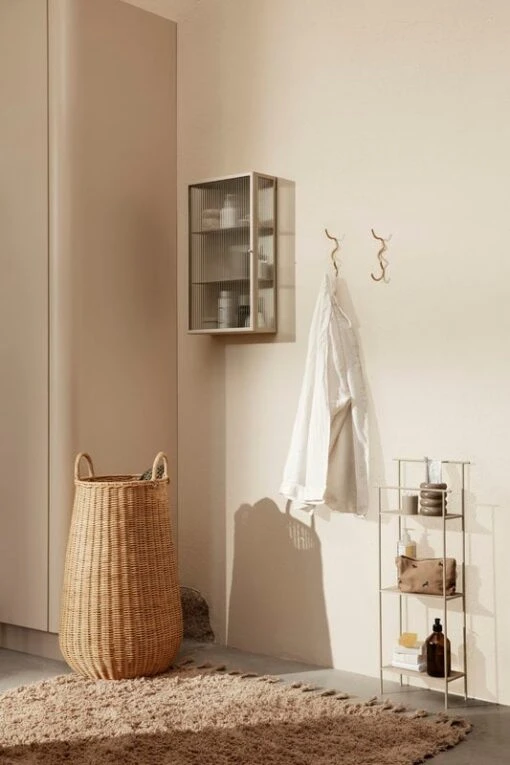 Ferm LIVING Amass Langflor Teppich, 140 X 140 Cm, White Pepper -Kissen Verkaufsv Shop 51 0911