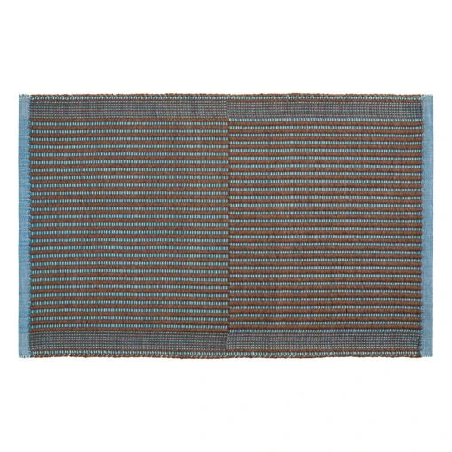 Hay Tapis Teppich, Kastanienbraun – Blau -Kissen Verkaufsv Shop