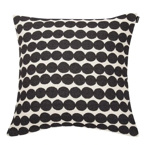 Marimekko Kissenbezug Räsymatto, Schwarz-weiß -Kissen Verkaufsv Shop 7MArimekkojoulu HV