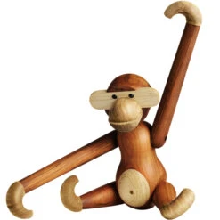 Kay Bojesen Wooden Monkey, Groß, Teakholz -Kissen Verkaufsv Shop 81Rosendahl iso