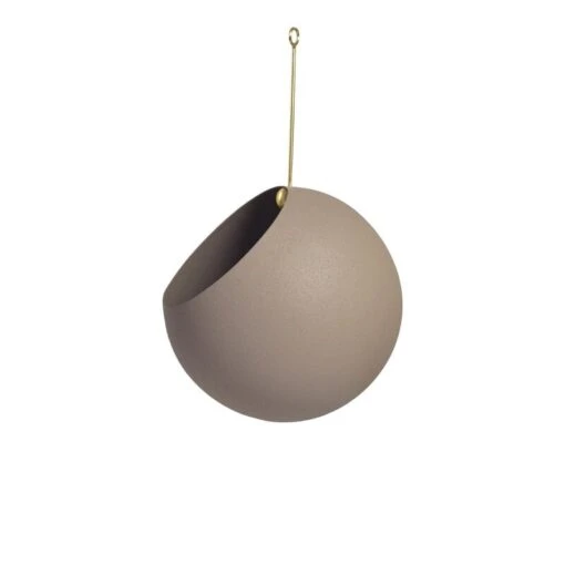 AYTM Globe Blumentopf Zum Aufhängen, Klein, Taupe - Gold -Kissen Verkaufsv Shop