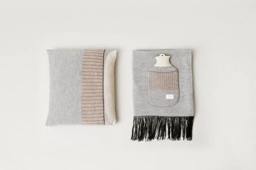 Aymara Plaid, 190 X 130 Cm, Moulinex -Kissen Verkaufsv Shop F R Aymara Pattern Grey Plaid Cushion Hot Water Bottle