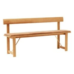 Position Kissen 155, Leder Naturfarben -Kissen Verkaufsv Shop Form and Refine Position bench oak leather 02