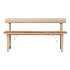 Position Kissen 155, Leder Naturfarben -Kissen Verkaufsv Shop Form and Refine Position bench whiteoak leather 03