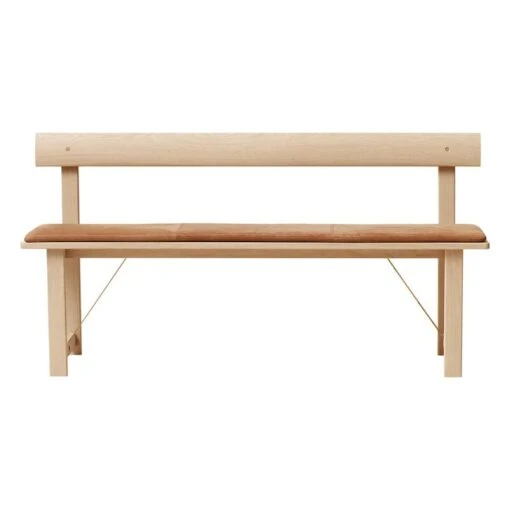 Position Kissen 155, Leder Naturfarben -Kissen Verkaufsv Shop Form and Refine Position bench whiteoak leather 03