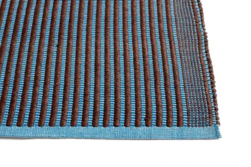 Hay Tapis Teppich, Kastanienbraun – Blau -Kissen Verkaufsv Shop HF 9 TM