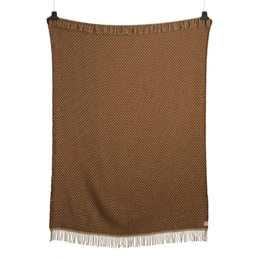 Isak Überwurf, 150 X 210 Cm, Chestnut -Kissen Verkaufsv Shop ISAK THROW 5352 BACK white