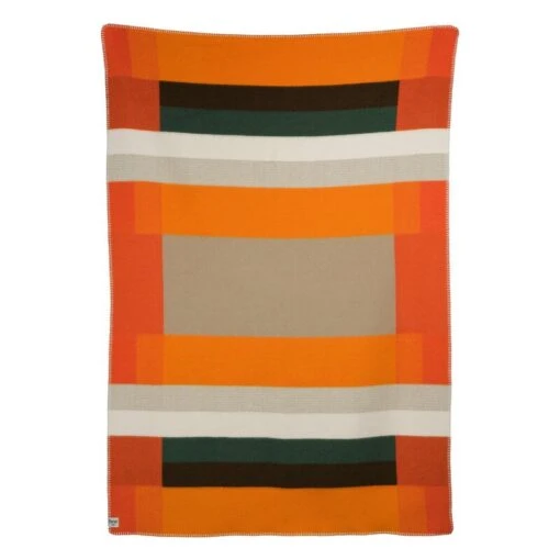 Mikkel Überwurf, 135 X 200 Cm, Orange -Kissen Verkaufsv Shop MIKKEL THROW ORANGE 3755 FRONT white