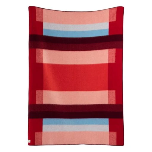 Mikkel Überwurf, 135 X 200 Cm, Rot -Kissen Verkaufsv Shop MIKKEL THROW RED 3754 FRONT white