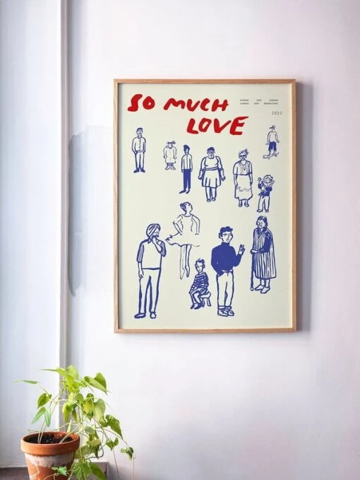 So Much Love Poster -Kissen Verkaufsv Shop Mado 5103 So much love 2