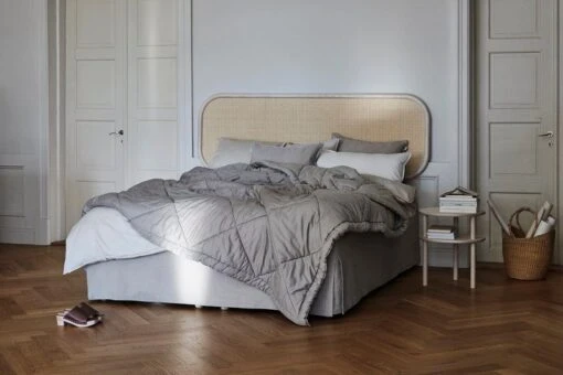 Piia Tagesdecke Für Einzelbett, 160 X 260 Cm, Dove -Kissen Verkaufsv Shop Matri Lempi headboard and Piia bedspread low