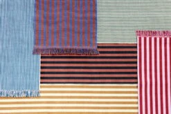 Hay Stripes And Stripes Teppich, 60 X 200 Cm, Bluebell Ripple -Kissen Verkaufsv Shop Stripes and stripes family 03 2