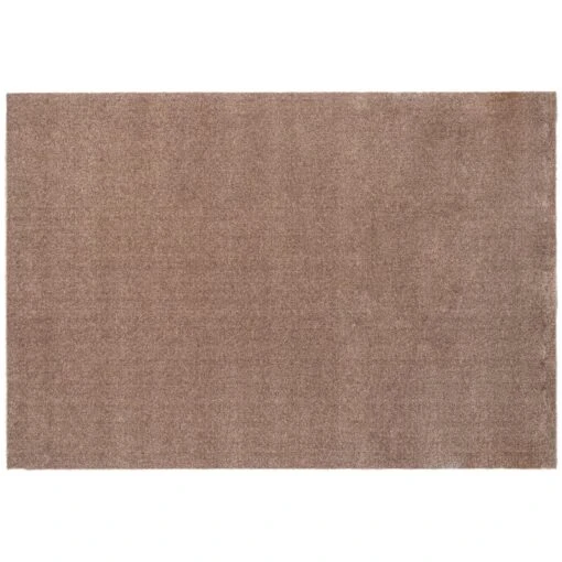 Einfarbiger Uni Teppich, 90 x 130 Cm, Sand -Kissen Verkaufsv Shop