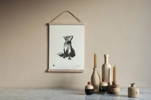 Poster Fox, 30 X 40 Cm -Kissen Verkaufsv Shop