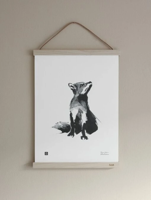 Poster Fox, 30 X 40 Cm -Kissen Verkaufsv Shop