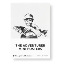 The Adventurer Miniposter-Set, 4 Stück -Kissen Verkaufsv Shop The adventurer Mini Poster set Teemu Jrvi Illustrations