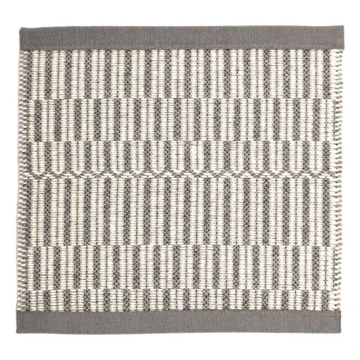 Duo Latua Teppich, Weiß - Grau -Kissen Verkaufsv Shop VM Carpets Latua 7177 white grey EE