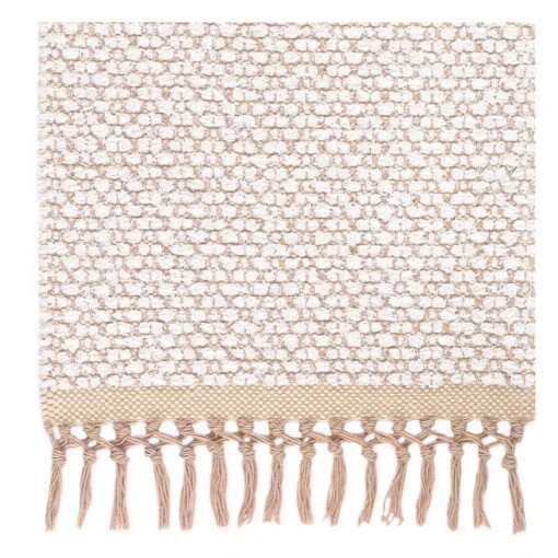 Duo Popcorn Teppich, Weiß -Kissen Verkaufsv Shop VM Carpets Popcorn 7171 white 2 EE