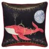 Kissenbezug Cosmic Whale With Lilac Planet, Seide -Kissen Verkaufsv Shop Whale with lilac planet HV