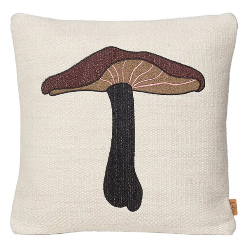 Ferm LIVING Forest Kissen Mit Stickerei, Milchling -Kissen Verkaufsv Shop fermLIVING ForestEmbroideredCushion Lactarius 1104264928 pack 1