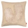 Ferm LIVING Lay Kissen, 50 X 50 Cm, Sandbeige - Cremeweiß -Kissen Verkaufsv Shop fermLIVING AW22 LayCushion SandOffWhite pack 1